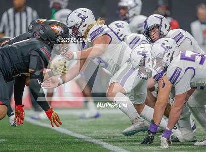 Thumbnail 2 in Hebron Christian vs. Calvary Day (GHSA Private Championship) photogallery.