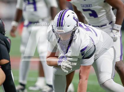 Thumbnail 3 in Hebron Christian vs. Calvary Day (GHSA Private Championship) photogallery.