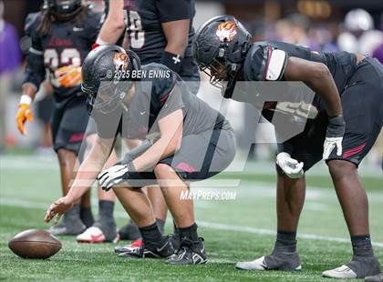 Thumbnail 3 in Hebron Christian vs. Calvary Day (GHSA Private Championship) photogallery.