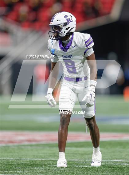 Thumbnail 1 in Hebron Christian vs. Calvary Day (GHSA Private Championship) photogallery.