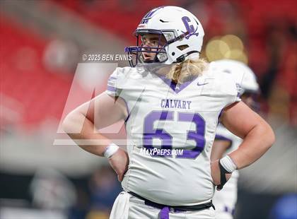 Thumbnail 1 in Hebron Christian vs. Calvary Day (GHSA Private Championship) photogallery.