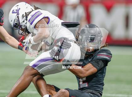 Thumbnail 1 in Hebron Christian vs. Calvary Day (GHSA Private Championship) photogallery.