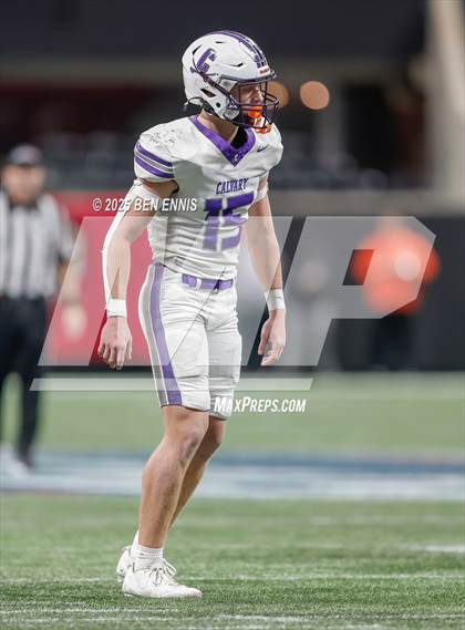 Thumbnail 3 in Hebron Christian vs. Calvary Day (GHSA Private Championship) photogallery.