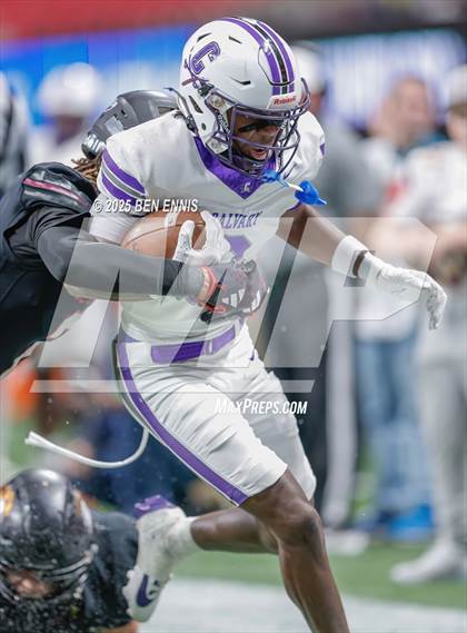 Thumbnail 2 in Hebron Christian vs. Calvary Day (GHSA Private Championship) photogallery.