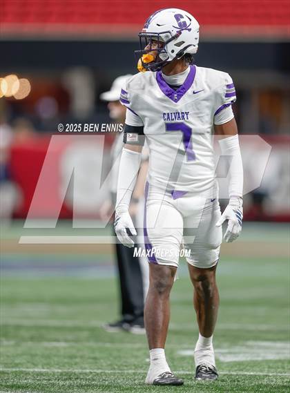 Thumbnail 3 in Hebron Christian vs. Calvary Day (GHSA Private Championship) photogallery.