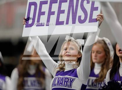 Thumbnail 3 in Hebron Christian vs. Calvary Day (GHSA Private Championship) photogallery.