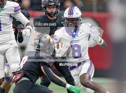 Thumbnail 2 in Hebron Christian vs. Calvary Day (GHSA Private Championship) photogallery.