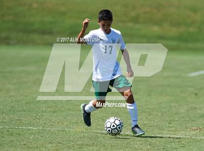 Thumbnail 3 in Greenfield vs. Coastal Christian (Ravenscroft Soccer Invitational) photogallery.