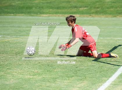 Thumbnail 1 in Greenfield vs. Coastal Christian (Ravenscroft Soccer Invitational) photogallery.