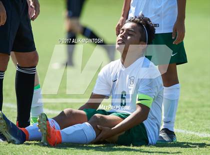 Thumbnail 1 in Greenfield vs. Coastal Christian (Ravenscroft Soccer Invitational) photogallery.
