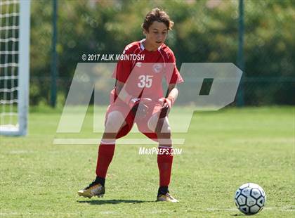 Thumbnail 3 in Greenfield vs. Coastal Christian (Ravenscroft Soccer Invitational) photogallery.