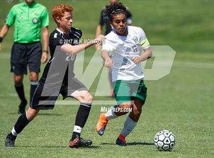 Thumbnail 2 in Greenfield vs. Coastal Christian (Ravenscroft Soccer Invitational) photogallery.
