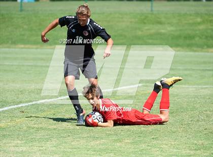 Thumbnail 1 in Greenfield vs. Coastal Christian (Ravenscroft Soccer Invitational) photogallery.