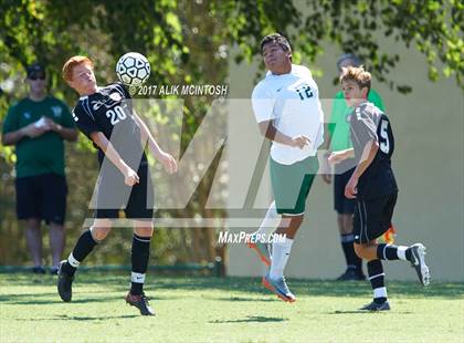 Thumbnail 2 in Greenfield vs. Coastal Christian (Ravenscroft Soccer Invitational) photogallery.