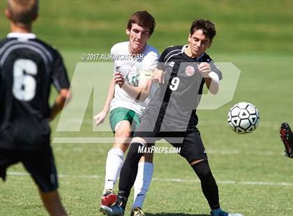 Thumbnail 2 in Greenfield vs. Coastal Christian (Ravenscroft Soccer Invitational) photogallery.