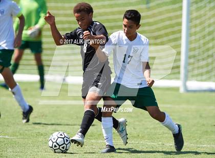 Thumbnail 1 in Greenfield vs. Coastal Christian (Ravenscroft Soccer Invitational) photogallery.