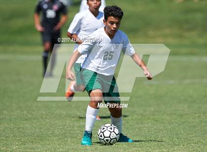 Thumbnail 2 in Greenfield vs. Coastal Christian (Ravenscroft Soccer Invitational) photogallery.