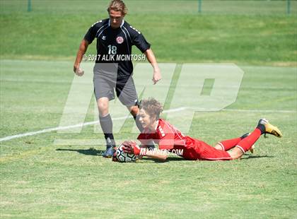 Thumbnail 3 in Greenfield vs. Coastal Christian (Ravenscroft Soccer Invitational) photogallery.