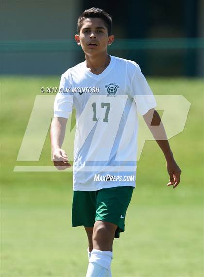 Thumbnail 2 in Greenfield vs. Coastal Christian (Ravenscroft Soccer Invitational) photogallery.