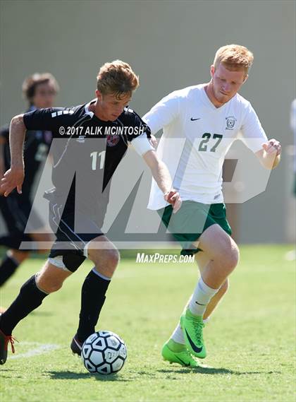 Thumbnail 2 in Greenfield vs. Coastal Christian (Ravenscroft Soccer Invitational) photogallery.