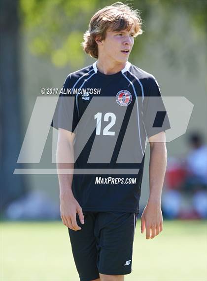 Thumbnail 3 in Greenfield vs. Coastal Christian (Ravenscroft Soccer Invitational) photogallery.