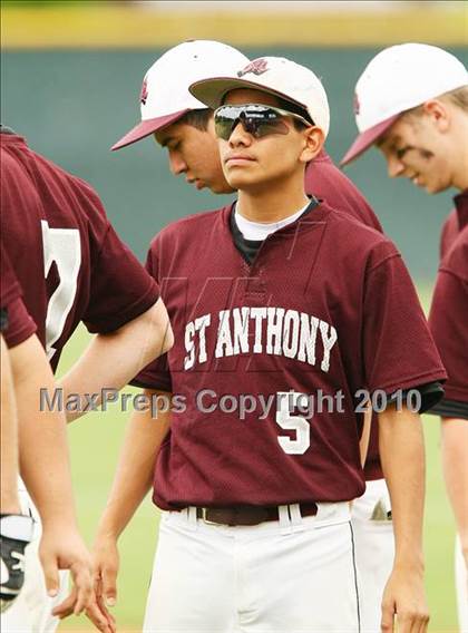 Thumbnail 2 in St Anthony vsTrinity Christian (TAPPS 5A Area Playoffs) photogallery.