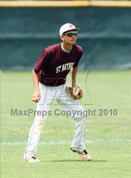Thumbnail 1 in St Anthony vsTrinity Christian (TAPPS 5A Area Playoffs) photogallery.