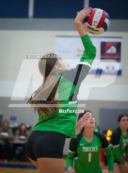 Thumbnail 2 in Youngker vs. Thatcher (Spiketown Invitational) photogallery.