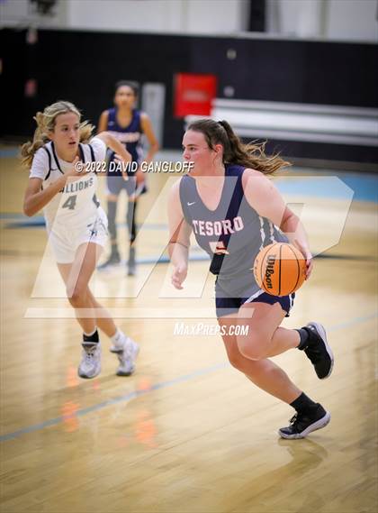 Thumbnail 1 in Tesoro vs San Juan Hills (Lady Spartans Winter Shootout) photogallery.