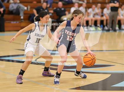 Thumbnail 3 in Tesoro vs San Juan Hills (Lady Spartans Winter Shootout) photogallery.