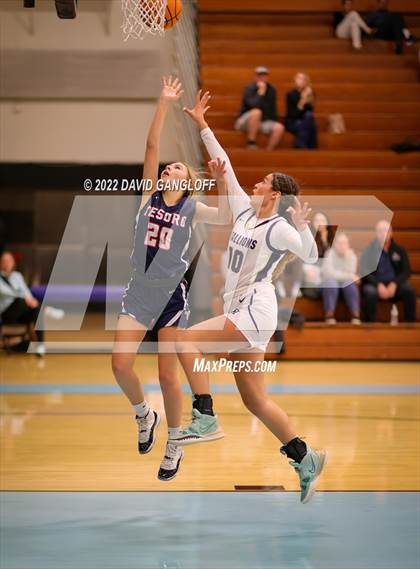 Thumbnail 2 in Tesoro vs San Juan Hills (Lady Spartans Winter Shootout) photogallery.