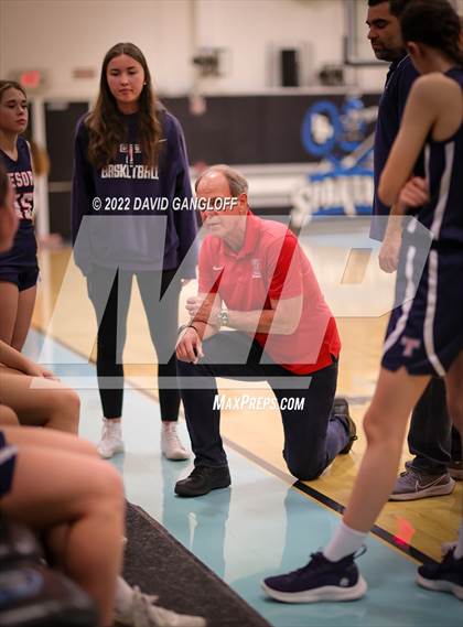 Thumbnail 2 in Tesoro vs San Juan Hills (Lady Spartans Winter Shootout) photogallery.