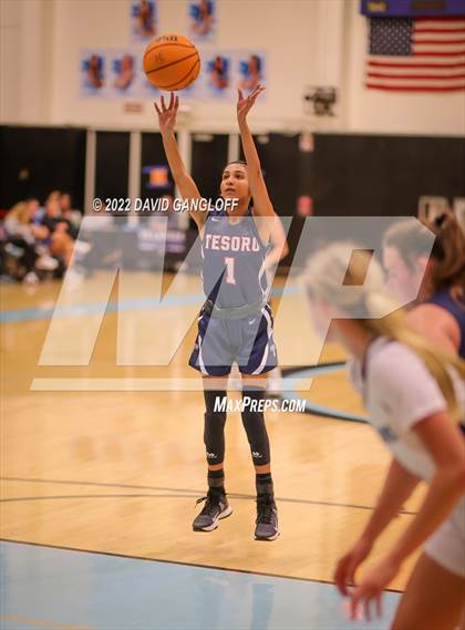 Thumbnail 2 in Tesoro vs San Juan Hills (Lady Spartans Winter Shootout) photogallery.