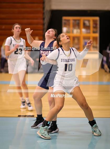 Thumbnail 3 in Tesoro vs San Juan Hills (Lady Spartans Winter Shootout) photogallery.