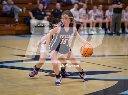 Thumbnail 2 in Tesoro vs San Juan Hills (Lady Spartans Winter Shootout) photogallery.
