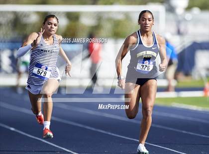 Thumbnail 2 in Bob Hayes Invitational (100m) photogallery.