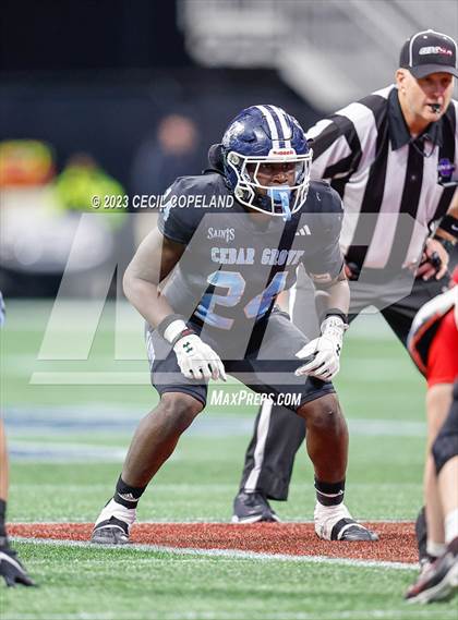 Thumbnail 2 in Savannah Christian vs. Cedar Grove (GHSA 3A Championship) photogallery.