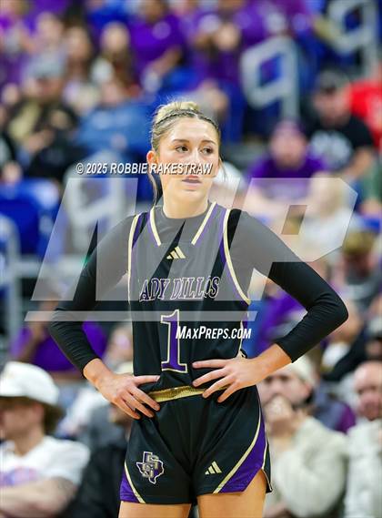Thumbnail 2 in Nocona vs. San Saba (UIL 2A Basketball Division I Final) photogallery.