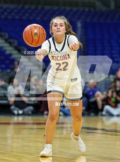 Thumbnail 2 in Nocona vs. San Saba (UIL 2A Basketball Division I Final) photogallery.