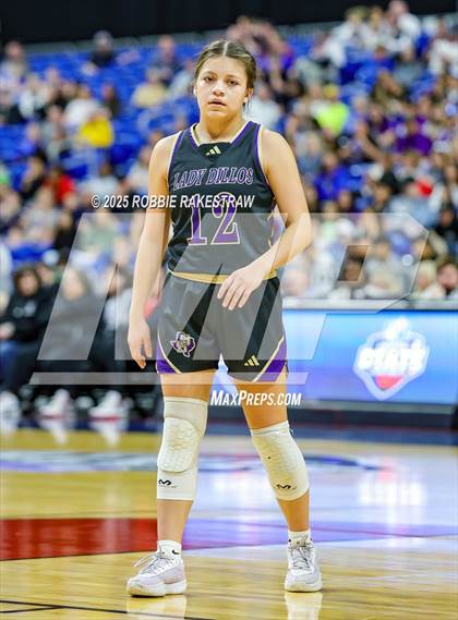 Thumbnail 1 in Nocona vs. San Saba (UIL 2A Basketball Division I Final) photogallery.