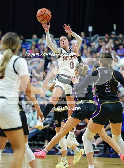 Thumbnail 3 in Nocona vs. San Saba (UIL 2A Basketball Division I Final) photogallery.