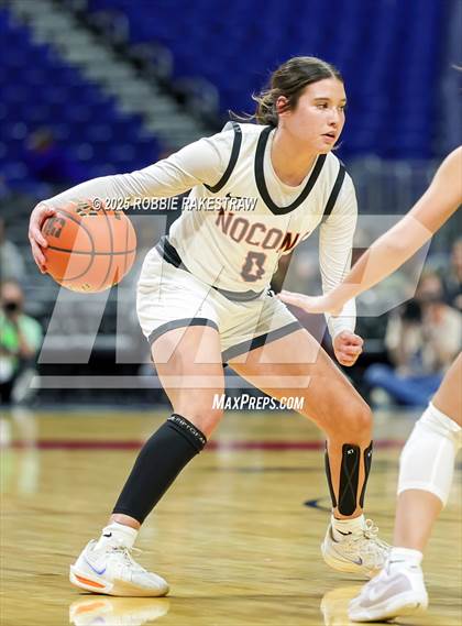 Thumbnail 1 in Nocona vs. San Saba (UIL 2A Basketball Division I Final) photogallery.