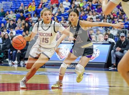 Thumbnail 3 in Nocona vs. San Saba (UIL 2A Basketball Division I Final) photogallery.