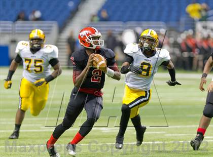Thumbnail 2 in Manor vs. Fort Bend Marshall  (UIL 4A Division 2 Quarterfinal Playoff) photogallery.