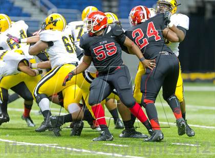 Thumbnail 2 in Manor vs. Fort Bend Marshall  (UIL 4A Division 2 Quarterfinal Playoff) photogallery.