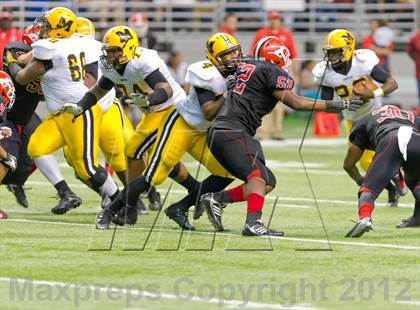 Thumbnail 2 in Manor vs. Fort Bend Marshall  (UIL 4A Division 2 Quarterfinal Playoff) photogallery.