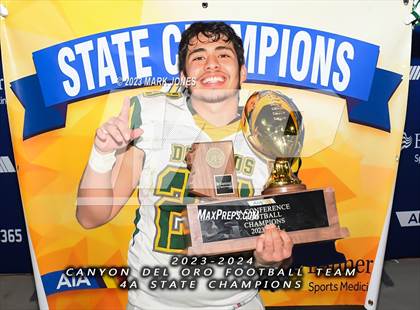 Thumbnail 2 in Canyon del Oro vs. Yuma Catholic (AIA 4A Final - Awards) photogallery.