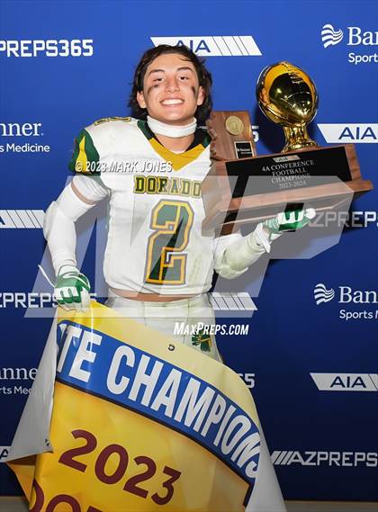 Thumbnail 2 in Canyon del Oro vs. Yuma Catholic (AIA 4A Final - Awards) photogallery.