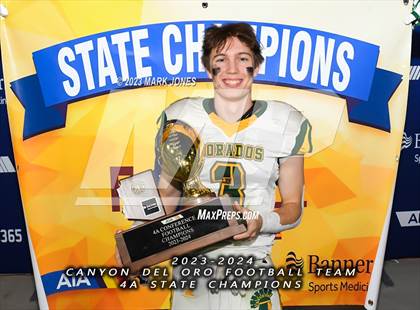 Thumbnail 1 in Canyon del Oro vs. Yuma Catholic (AIA 4A Final - Awards) photogallery.