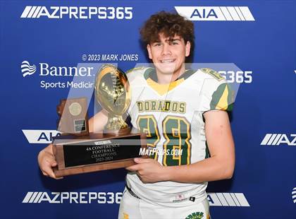 Thumbnail 3 in Canyon del Oro vs. Yuma Catholic (AIA 4A Final - Awards) photogallery.
